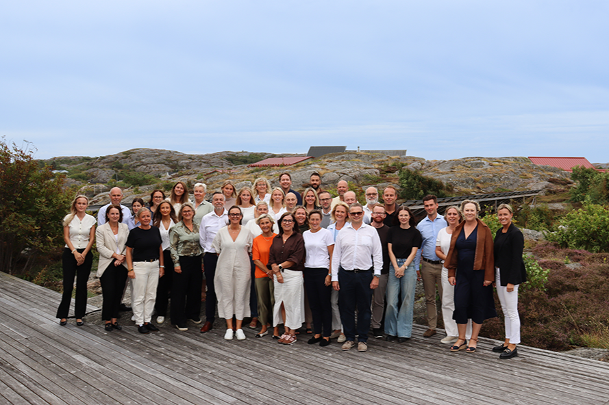 Gruppfoto utomhus
